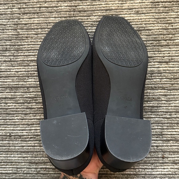 Vivaia Megan Square Toe Stress Free Chunky Heels Size 40 Black - Picture 6 of 7